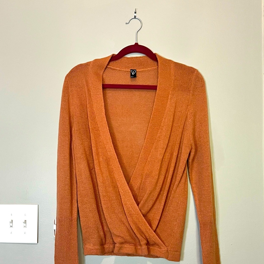 Windsor sweater, deep v cut neck line
